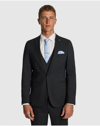 yd. - Lukey Skinny Fit Stretch Suit Jacket