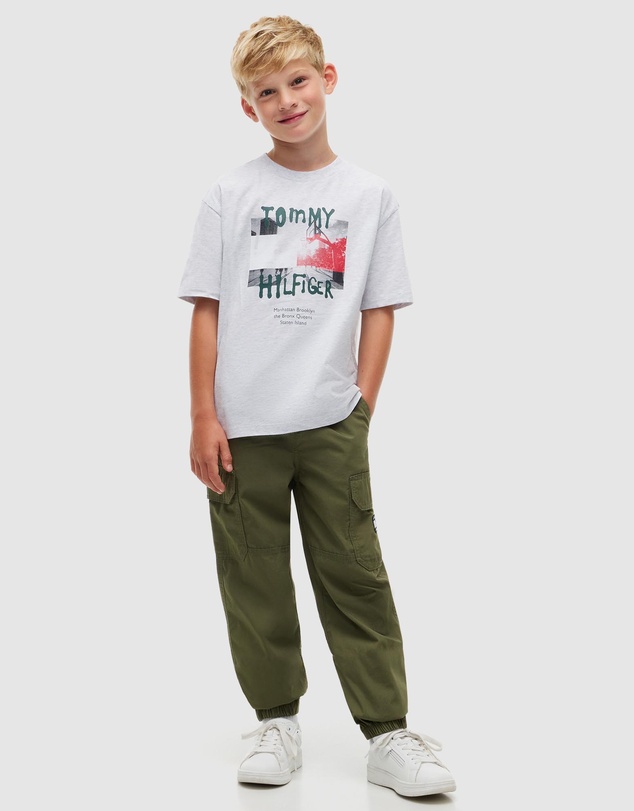 Tommy Hilfiger - Graffiti Logo Jersey T-Shirt - Kids