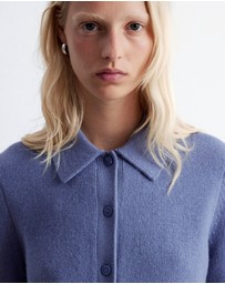 & Other Stories - Short Sleeve Merino-Blend Cardigan