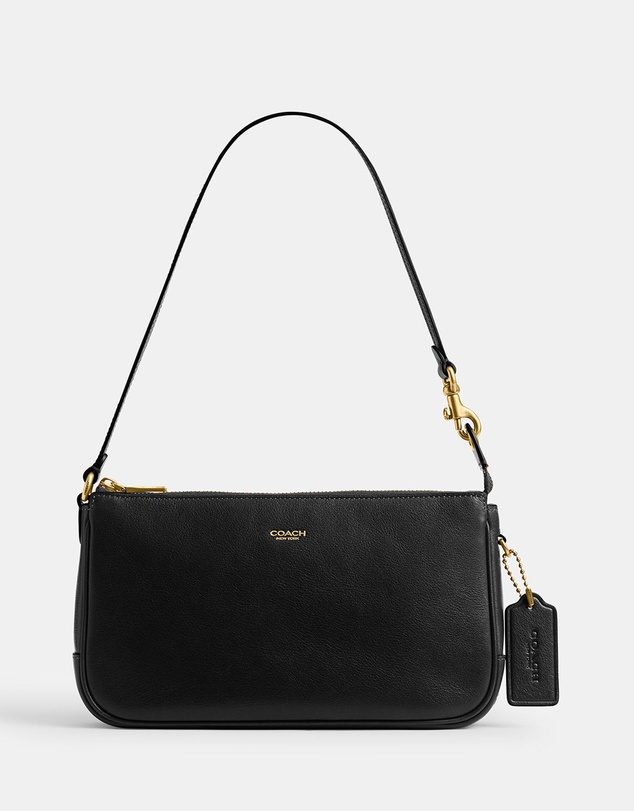 Coach - Natural Grain Leather Bleecker Bag