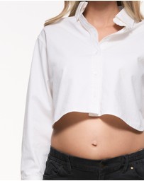 Soon Maternity - Loren Cropped Shirt