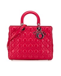 Pre-Loved by Azura Reborn - Pre-Loved Large Lambskin Cannage Lady Dior