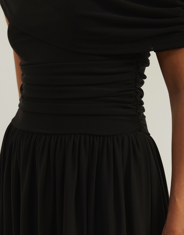 Atmos&Here - Winnie Off Shoulder Mesh Maxi Dress