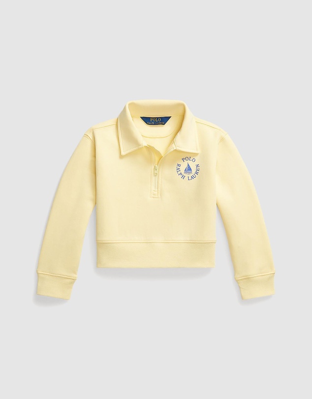 Polo Ralph Lauren - Double-Knit Collared Boxy Sweatshirt - Kids
