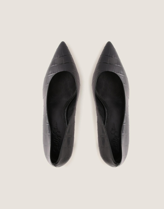 Shelly Shen - Brady High Heel Pumps Black Croc