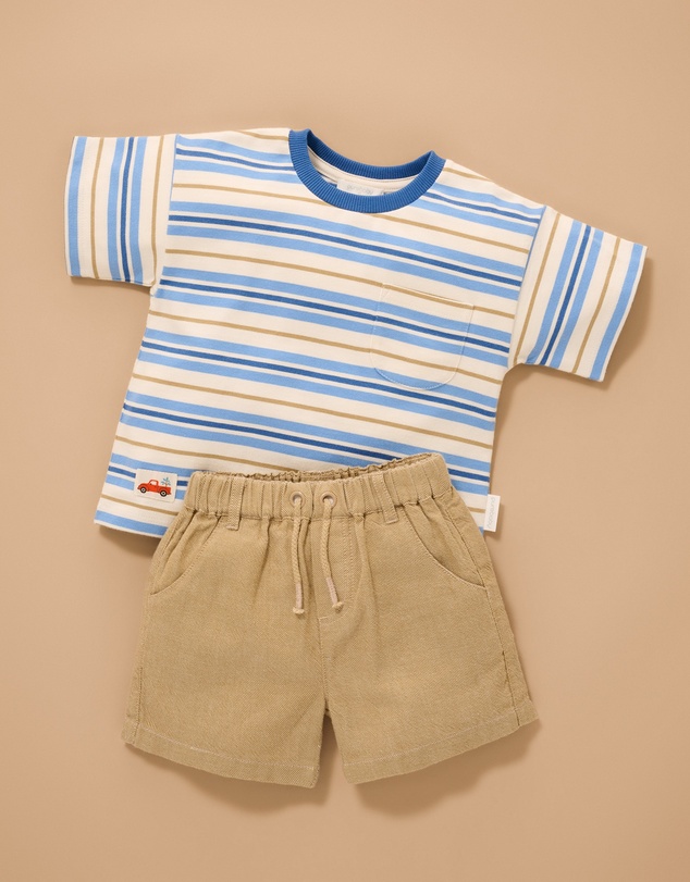 Purebaby - Pull on Short- Kids-Babies