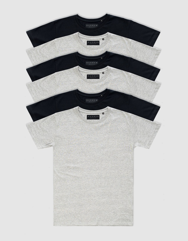 Xander - 6-Pack Blanc Tee