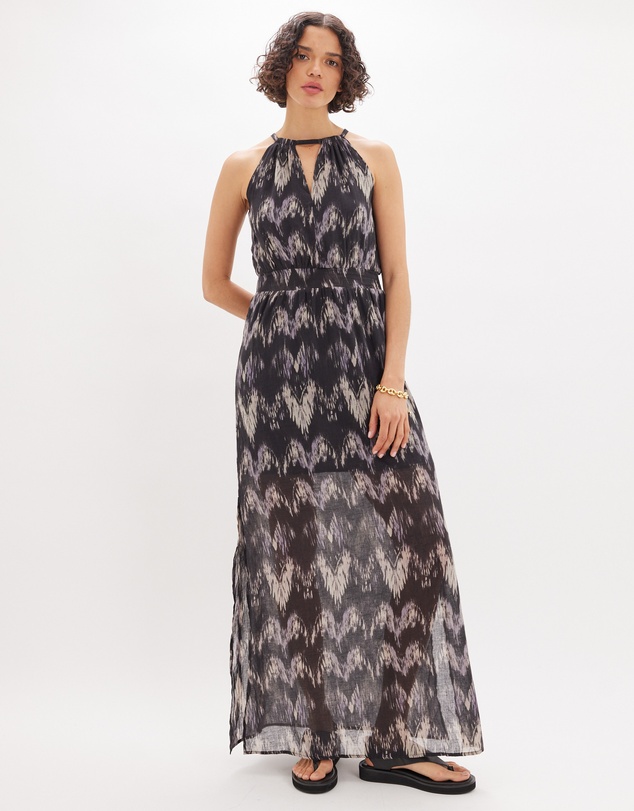 Amelius - Noreen Halter Maxi Dress