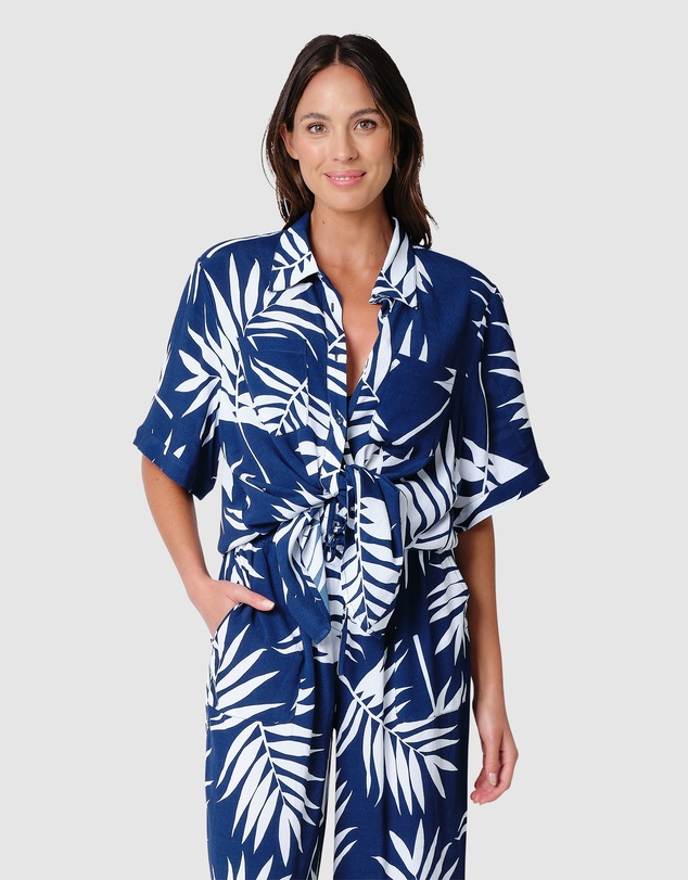 UNE PIECE - Short Sleeve Button-Up Shirt