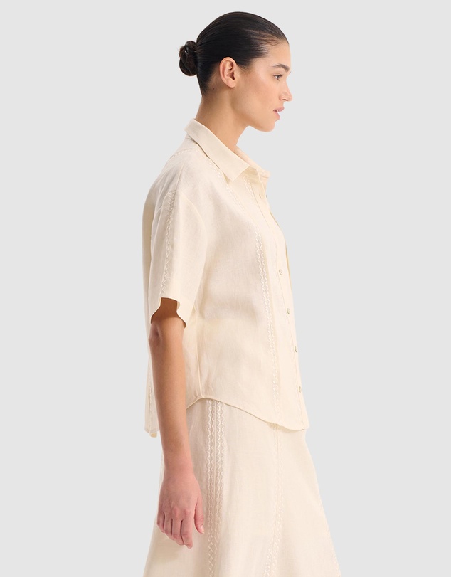 Morrison - Maisey Linen Short Sleeve Shirt
