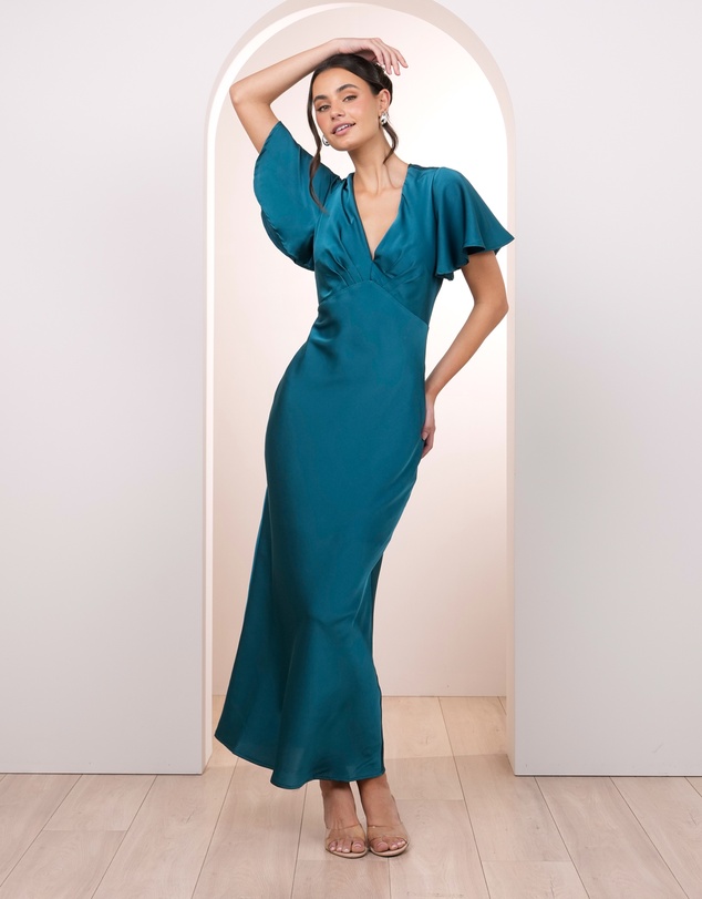 Pilgrim - Nataly Flutter Sleeve Gown