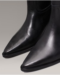 Calvin Klein - Leather Cowboy Boots