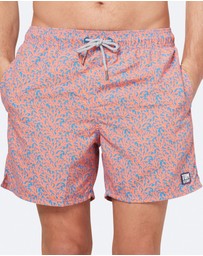 Tom & Teddy - Coral Swim Shorts