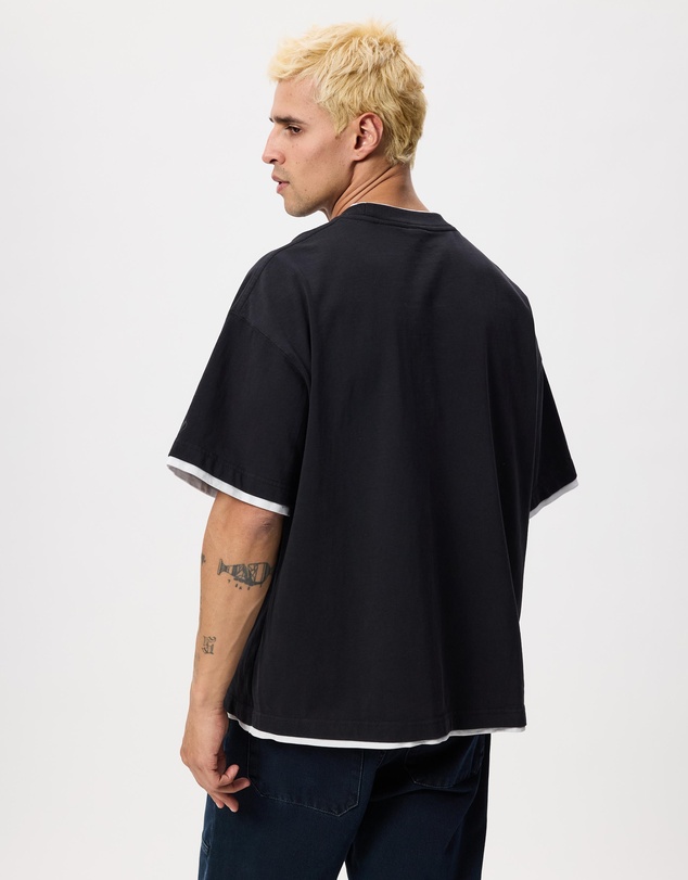 Worship - Tropical Storm Layered Box Crop Tee