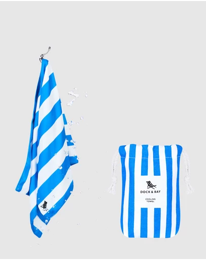 Dock & Bay - Cooling Towel Cabana Collection Bondi Blue