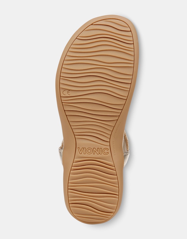 Vionic - Brea Slingback Sandal - Gold Leather