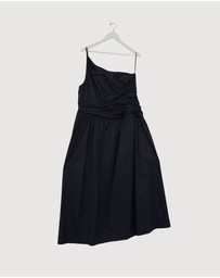 Revibe - Repaired AERE Priya Asymmetric Maxi Dress - AU 18