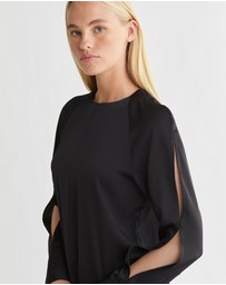 Calvin Klein - Satin Mini Shift Dress