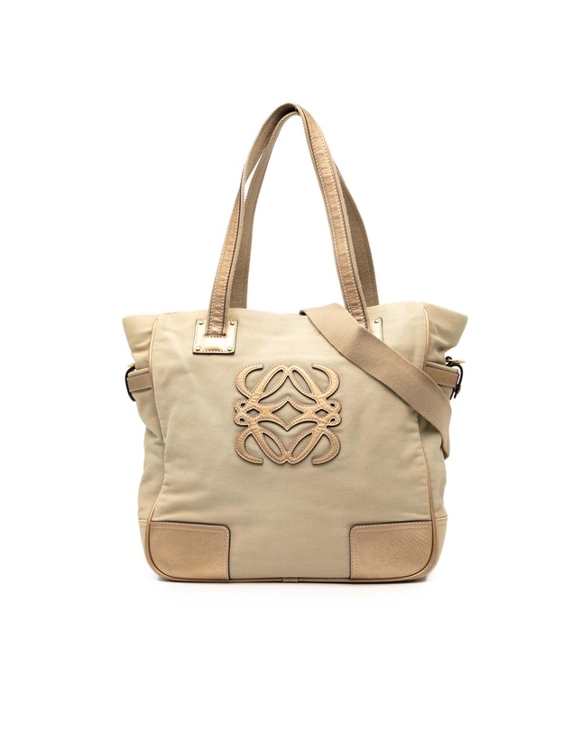Pre-Loved by Azura Reborn - Pre-Loved Canvas Anagram Satchel