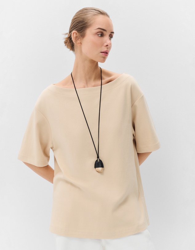UNISON - Relaxed Off Shoulder Tee