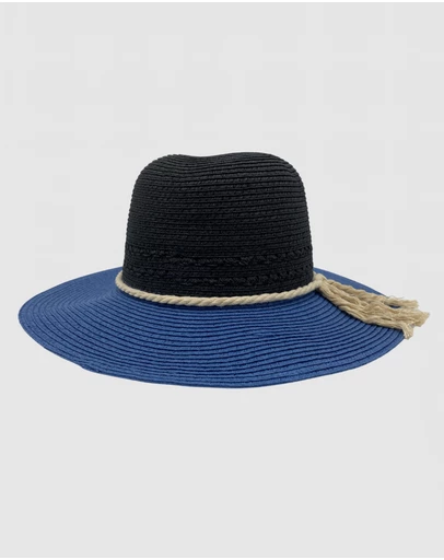 Jacaru - Jacaru 1870 Black & Blue Ladies Hat