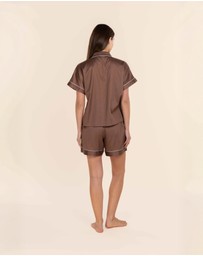 Gingerlilly - Ariana Double Piping Short Set