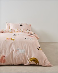 Linen House Kids - Cats 'n' Bows Quilt Cover Set