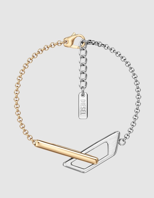 Diesel - D Logo 2-Tone Bracelet