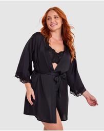 Bras N Things - Bethany Short Wrap - Black