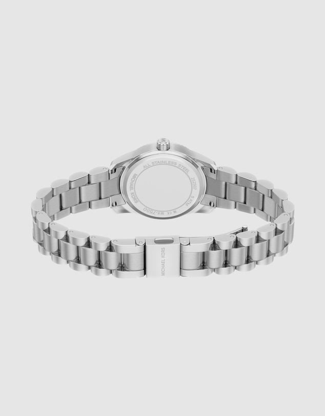 Michael Kors - Lexington Silver Tone Analogue Watch