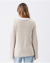 Ripe Maternity - Carla Cable Nursing Knit