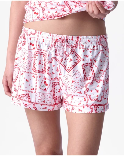 Bras N Things - Dealing Hearts Short - Print
