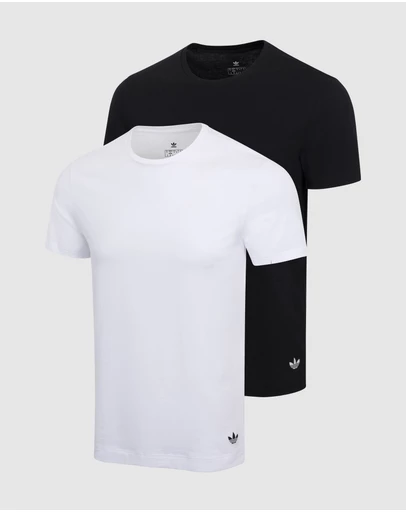 adidas Originals - 2 Pack Comfort Core Cotton Crew Neck T-Shirt