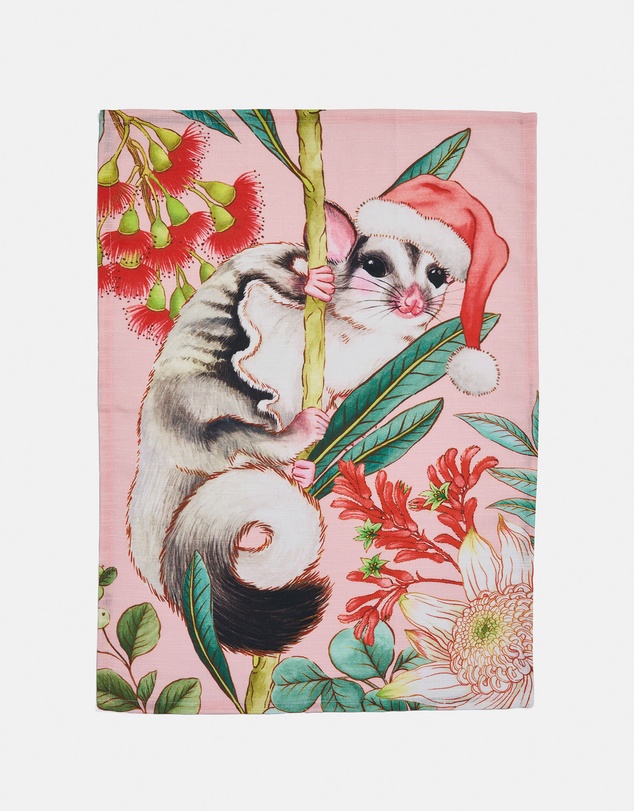 Linen House - Bush Christmas Possum Tea Towel