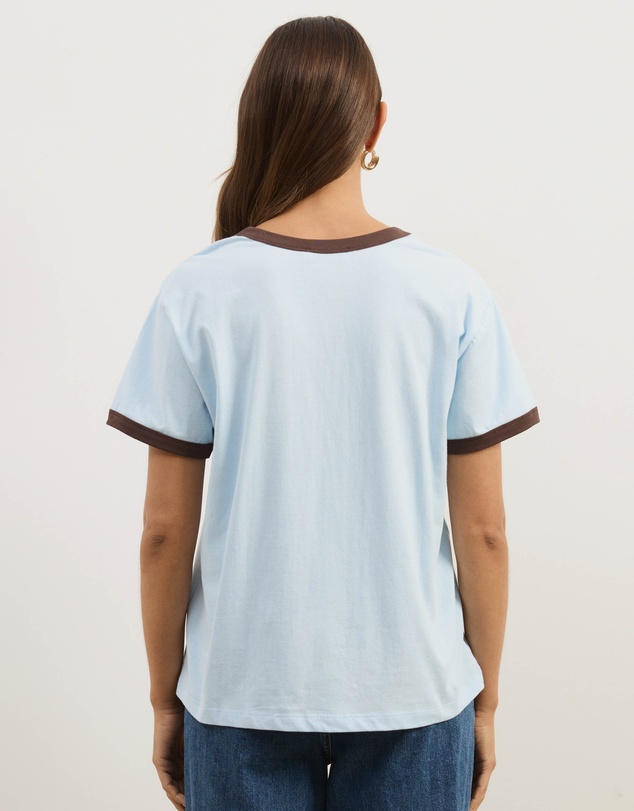 Atmos&Here - Short Sleeve Ringer T-Shirt