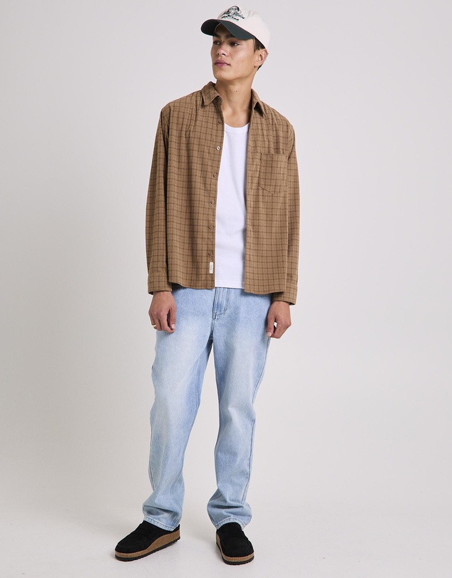 Arvust - Murphy Check Cord Long Sleeve Shirt
