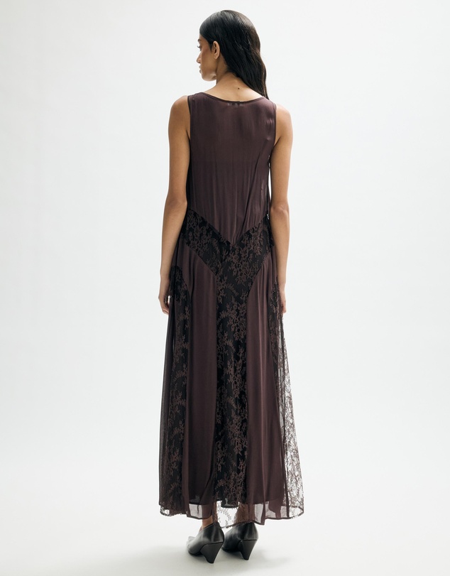 Minima Esenciales - Valadon Lace Panelled Midi Dress