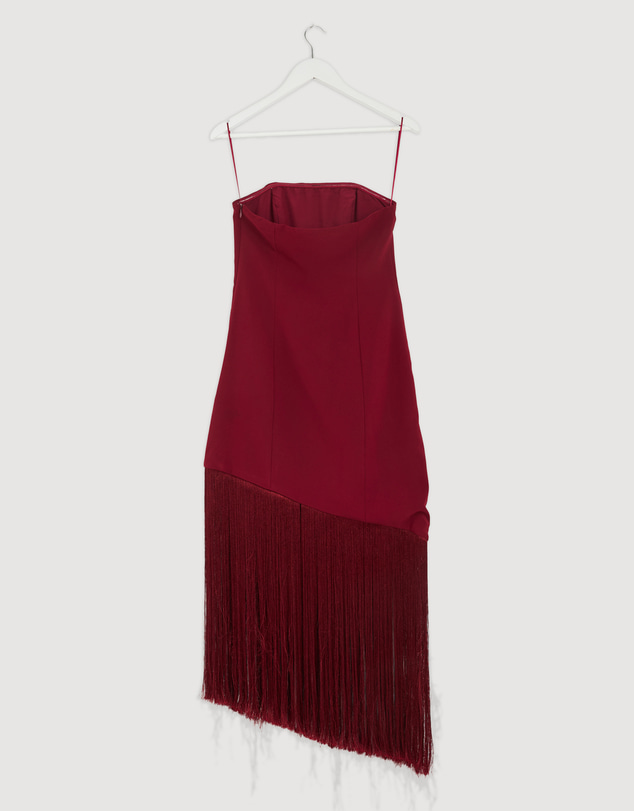 Revibe - Repaired CHANCERY Violet Asymmetric Fridge Midi Dress - AU 10