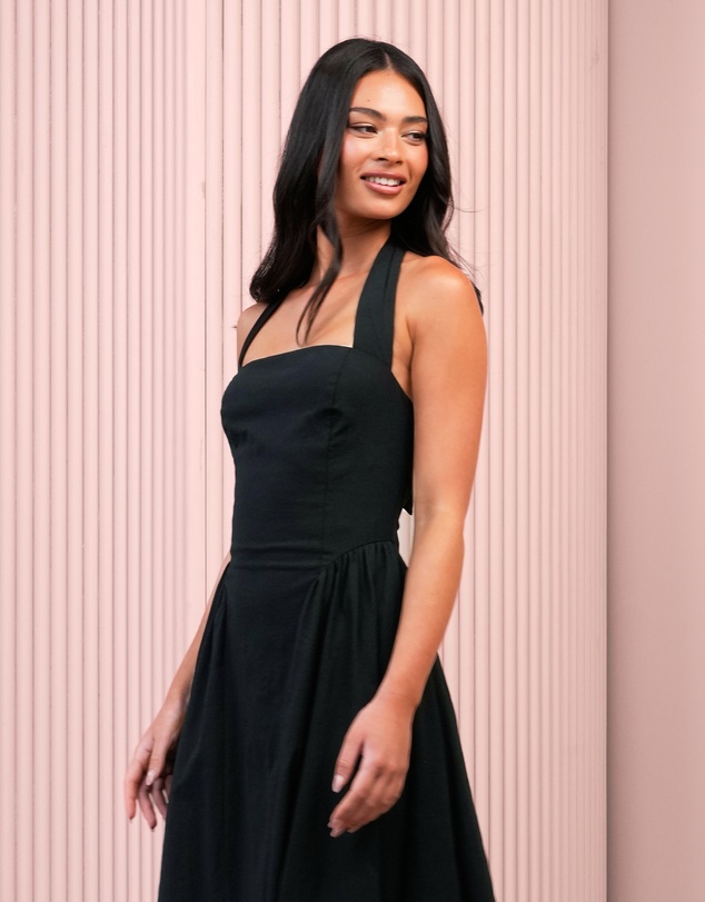 Azzurielle - Nancee Halter Midi Dress