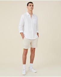 Cotton On - Linen Long Sleeve Shirt