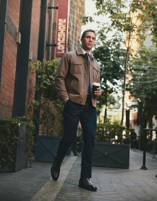 Tarocash - Lleyton Wool Zip Jacket