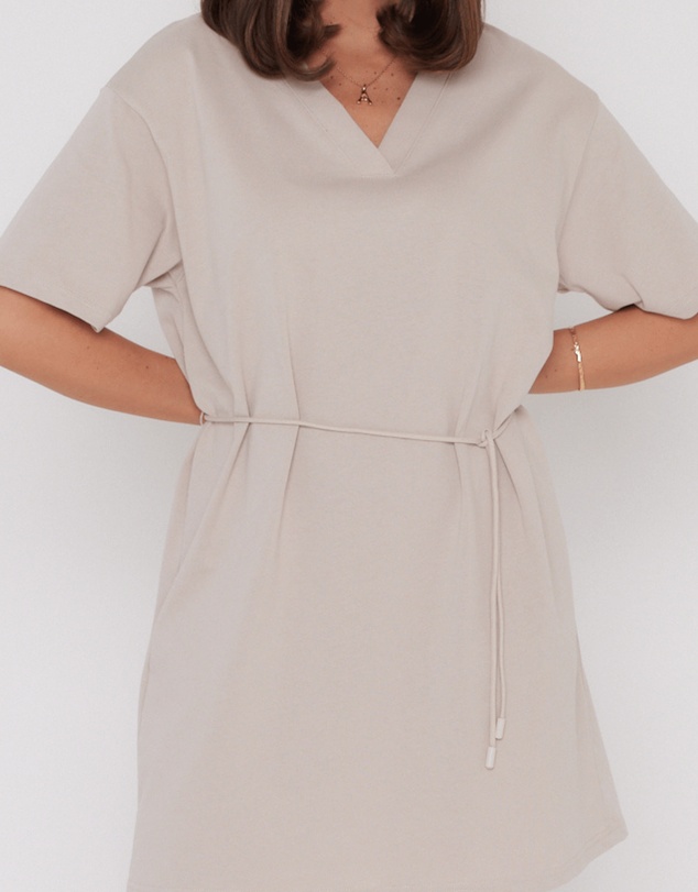 ALEXANDRA - Nix Mini Dress Stone