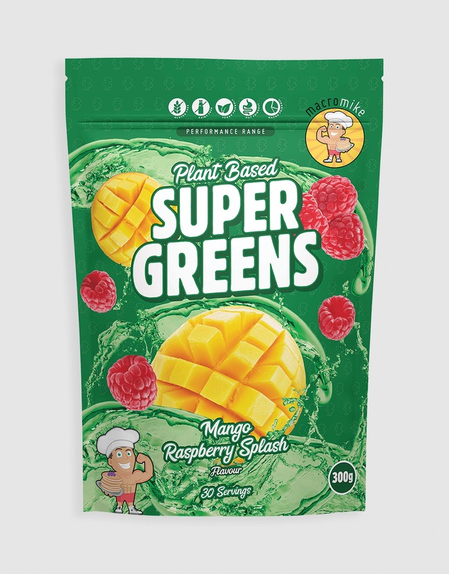 Macro Mike - Mango Raspberry Splash Super Greens - 300g