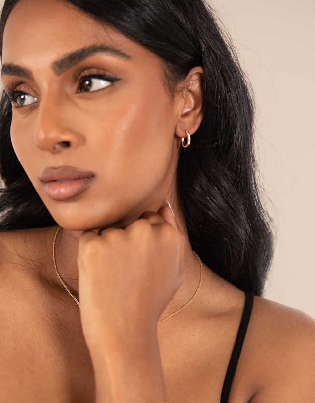 Mestige - Imogen Petite Hoops - 18K Gold Plated