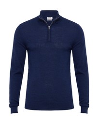 Oxford - Merino Zip-Neck Wool Pullover