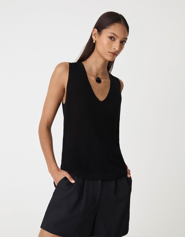 Forcast - Jillian Lyocell Blend Tank