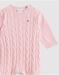 Tommy Hilfiger - Cable Knit Relaxed Coverall - Baby