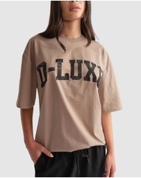 Decjuba - D-Luxe Distressed Logo Tee
