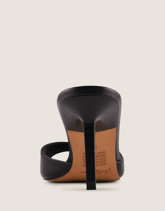 Shelly Shen - Addison High Sandals Black Leather