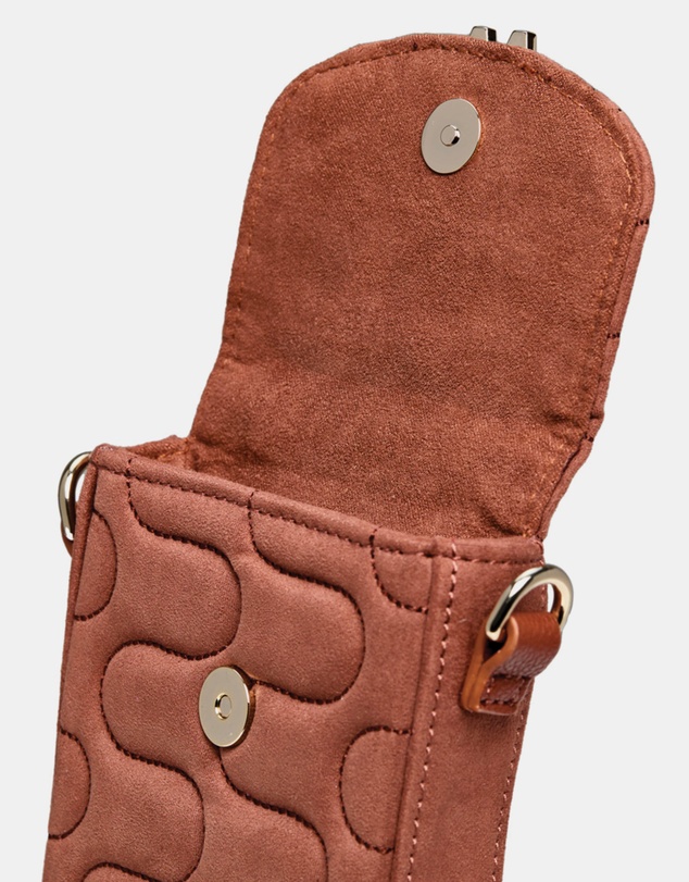 Wolf - Wolf Mimi Swirl Phone Bag Nutshell Brown